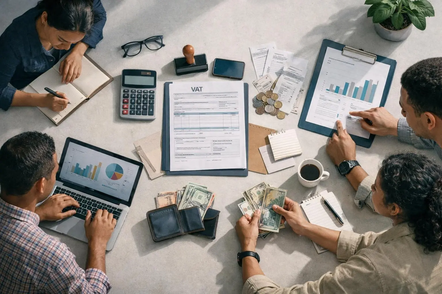 How VAT Registration applies to Business Support Services services in Madagascar, Madagascar—practical illustration