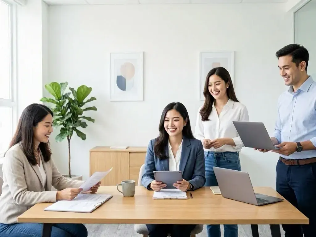 Business Support Services Glossary — team at work